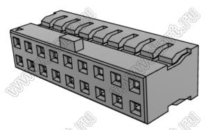 Molex Milli-Grid™ 51110-1852 корпус разъема на провод с центральным ключом и без защелки; шаг 2,00мм; P 2,00мм; 18-конт.