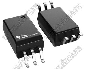 UCC23313QDWYQ1 (SOIC-6) микросхема оптосовместимый базово-изолированный привод затвора 3.75 кВ эфф., исток 4 А, сток 5 А; Uпит.=14…33В; Tраб. -40...+125°C