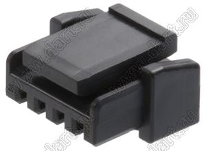 MOLEX Micro-Lock1.25™ 2045320201 корпус однорядной розетки на кабель, цвет черный; 2-конт.