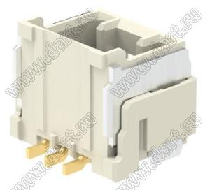 MOLEX CLIK-Mate-1.50™ 2132250330 вилка SMD однорядная вертикальная, цвет натуральный; 3-конт.