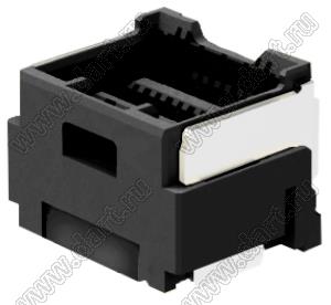 MOLEX CLIK-Mate-1.50™ 2132281071 вилка SMD двухрядная вертикальная, цвет черный; 10-конт.