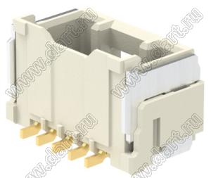 MOLEX CLIK-Mate-1.50™ 2132250570 вилка SMD однорядная вертикальная, цвет натуральный; 5-конт.