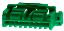 MOLEX CLIK-Mate-1.50™ 5025780906 корпус однорядной розетки на кабель, цвет зеленый; 9-конт.