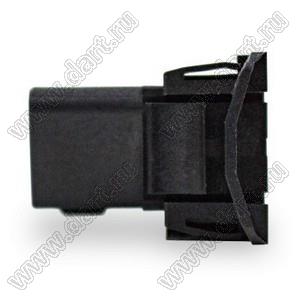 226B-H003 розетка OBD2, тип A/B, корпус, монтажные ушки