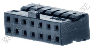 Molex Milli-Grid™ 51110-1452 корпус разъема на провод с центральным ключом и без защелки; шаг 2,00мм; P 2,00мм; 14-конт.