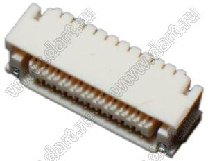 SM21B-SHLVS-G-TB вилка SMD горизонтальная на плату; шаг 1,0мм; 21-конт.