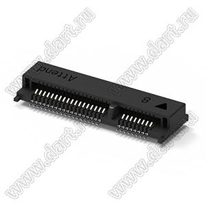 119A-40A00-R02 разъем Mini PCI Express; H=4,0мм