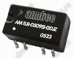 AM1LR-0509SH30JZ модульный источник питания постоянного тока (DC/DC); Uвх=5 (4,75...5,25)В; Uвых=9В; Iвых=111мА; Uпр=3000; 1Вт