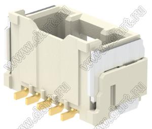 MOLEX CLIK-Mate-1.50™ 2132250510 вилка SMD однорядная вертикальная, цвет натуральный; 5-конт.