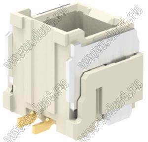 MOLEX CLIK-Mate-1.50™ 2132250210 вилка SMD однорядная вертикальная, цвет натуральный; 2-конт.