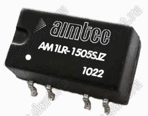 AM1LR-1505SJZ модульный источник питания постоянного тока (DC/DC); Uвх=15 (14,25...15,75)В; Uвых=5В; Iвых=200мА; Uпр=1500; 1Вт
