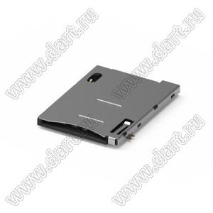 115A-BDA0-R01 разъем для SIM-карты Push-Push тип, 8+2 конт.