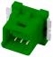 MOLEX CLIK-Mate-1.50™ 5025780306 корпус однорядной розетки на кабель, цвет зеленый; 3-конт.