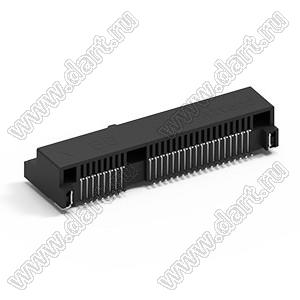 119A-56A00-R02 разъем Mini PCI Express; H=5,6мм