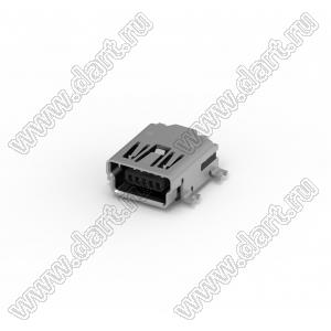 202A-FBNR-R03 разъем мини-USB 2.0, тип B, тип R/A SMT