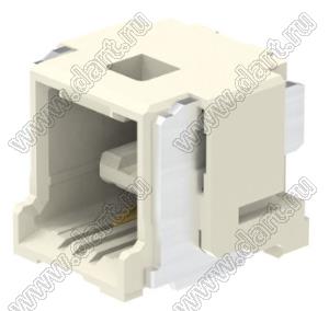 MOLEX CLIK-Mate-1.50™ 2132260270 вилка SMD однорядная горизонтальная, цвет натуральный; 2-конт.