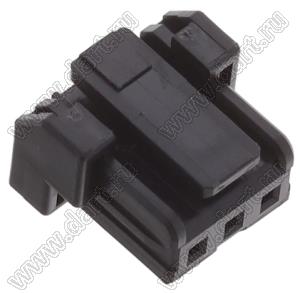 MOLEX Micro-Lock2.0™ 5055700301 корпус однорядной розетки на кабель, цвет черный; 3-конт.