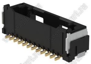 MOLEX CLIK-Mate-1.50™ 2132251271 вилка SMD однорядная вертикальная, цвет черный; 12-конт.