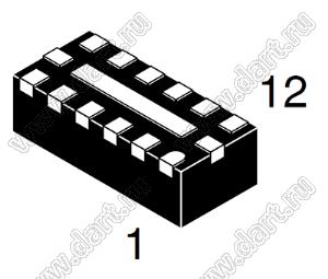 SZNUF6401MNWT1G (DFNW-12) микросхема EMI фильтра