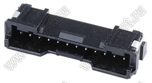 MOLEX Micro-Lock2.0™ 5055781271 вилка однорядная угловая для SMD монтажа, цвет черный; 12-конт.