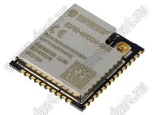 ESP32-WROOM-32UE-N8 модуль 2.4 GHz Wi-Fi + BR/EDR + Bluetooth LE v4.2 / GPIO 26 / FLASH 8MB / SRAM 520MB / ROM 448KB / F= 240 МГц; F=240MHz; 26-портов I/O; FLASH 8; SRAM 520килобайт; ROM=448кб