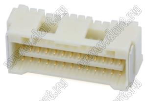 MOLEX CLIK-Mate-1.50™ 2132282630 вилка SMD двухрядная вертикальная, цвет натуральный; 26-конт.