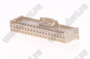 MOLEX iGrid™ 5016463800 корпус двухрядной розетки на кабель; шаг 2,00мм; 2x19-конт.