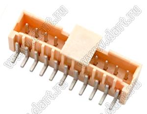 MOLEX Pico-SPOX™ 2027051143 вилка вертикальная для поверхностного монтажа бежевая с монтажной крышкой; 11-конт.