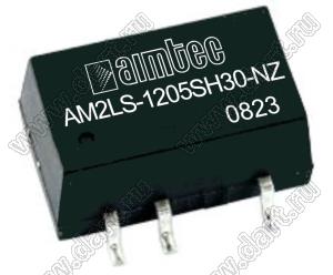 AM2LS-1205SH30-NZ модульный источник питания постоянного тока (DC/DC); Uвх=10,8...13,2В; Uвых=5В; Iвых=400мА; Uпр=3000; 2Вт