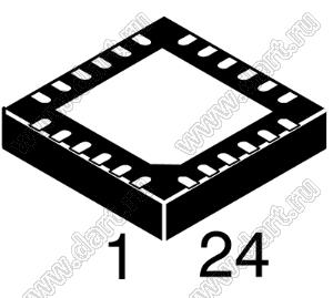 NCV51705MNTWG (QFNW-24) микросхема драйвера затвора; 1; Non-Isolated