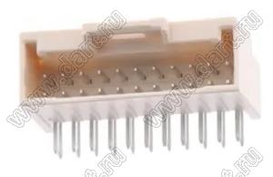 MOLEX iGrid™ 501876-2240 вилка двухрядная горизонтальная; шаг 2,00мм; 2x11-конт.