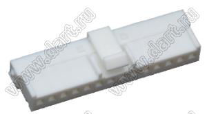 MOLEX MicroTPA™ 51216-1400 корпус розетки на кабель, цвет натуральный; шаг 2,00мм; 14-конт.