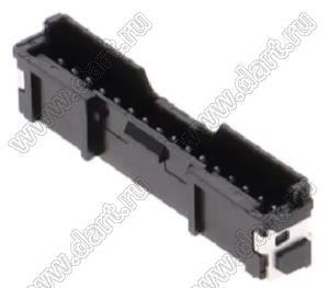 MOLEX Micro-Lock2.0™ 5055751671 вилка однорядная прямая для SMD монтажа, цвет черный; 16-конт.