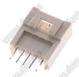 MOLEX MicroTPA™ 55487-0519 вилка на плату вертикальная, цвет натуральный; шаг 2,00мм; 5-конт.