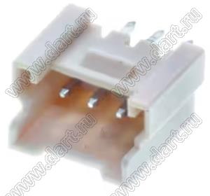 MOLEX 353620350 вилка на плату прямая; шаг 2,00мм; 3-конт.