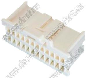 ZNDP-24V-A-S корпус розетки на провод; шаг 1,5мм; SMD 2225; 24-конт.