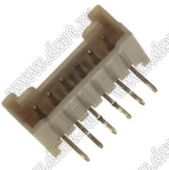 MOLEX 353630660 вилка на плату угловая; шаг 2,00мм; 6-конт.