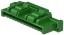 MOLEX CLIK-Mate-1.50™ 5025781406 корпус однорядной розетки на кабель, цвет зеленый; 14-конт.
