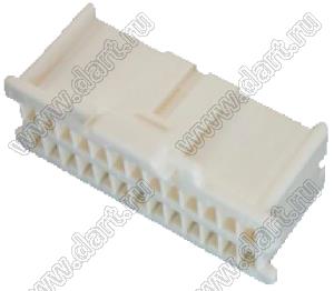 ZNDP-26V-A-S корпус розетки на провод; шаг 1,5мм; SMD 2225; 26-конт.