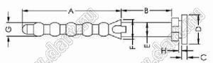 RFBJ-1 крепежный пистон-амортизатор для вентилятора