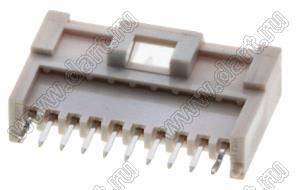 MOLEX MicroTPA™ 55487-1019 вилка на плату вертикальная, цвет натуральный; шаг 2,00мм; 10-конт.