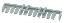 MOLEX MicroTPA™ 51217-1105 фиксатор положения терминалов, цвет натуральный; шаг 2,00мм; 11-конт.