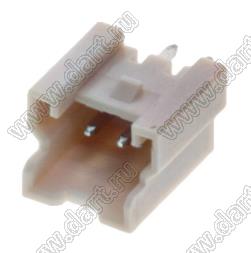 MOLEX 353620250 вилка на плату прямая; шаг 2,00мм; 2-конт.