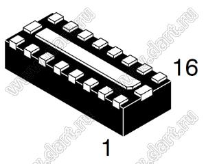 NUF8402MNT4G (DFN-16) микросхема EMI фильтра