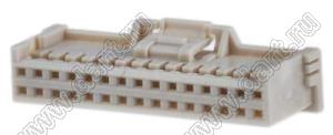 MOLEX iGrid™ 5016463000 корпус двухрядной розетки на кабель; шаг 2,00мм; 2x15-конт.