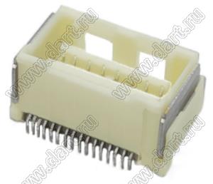 MOLEX CLIK-Mate-1.50™ 2132281630 вилка SMD двухрядная вертикальная, цвет натуральный; 16-конт.