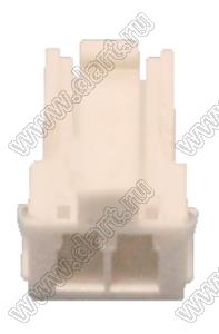 MOLEX MicroTPA™ 51216-0200 корпус розетки на кабель, цвет натуральный; шаг 2,00мм; 2-конт.