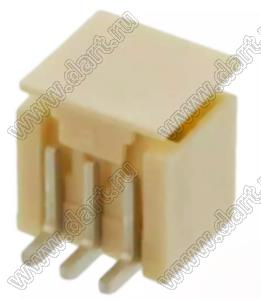 MOLEX Pico-SPOX™ 8743800343 вилка горизонтальная для поверхностного монтажа бежевая; 3-конт.