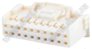 MOLEX iGrid™ 5016462000 корпус двухрядной розетки на кабель; шаг 2,00мм; 2x10-конт.