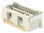 MOLEX CLIK-Mate-1.50™ 2132272210 вилка SMD двухрядная вертикальная, цвет натуральный; 22-конт.